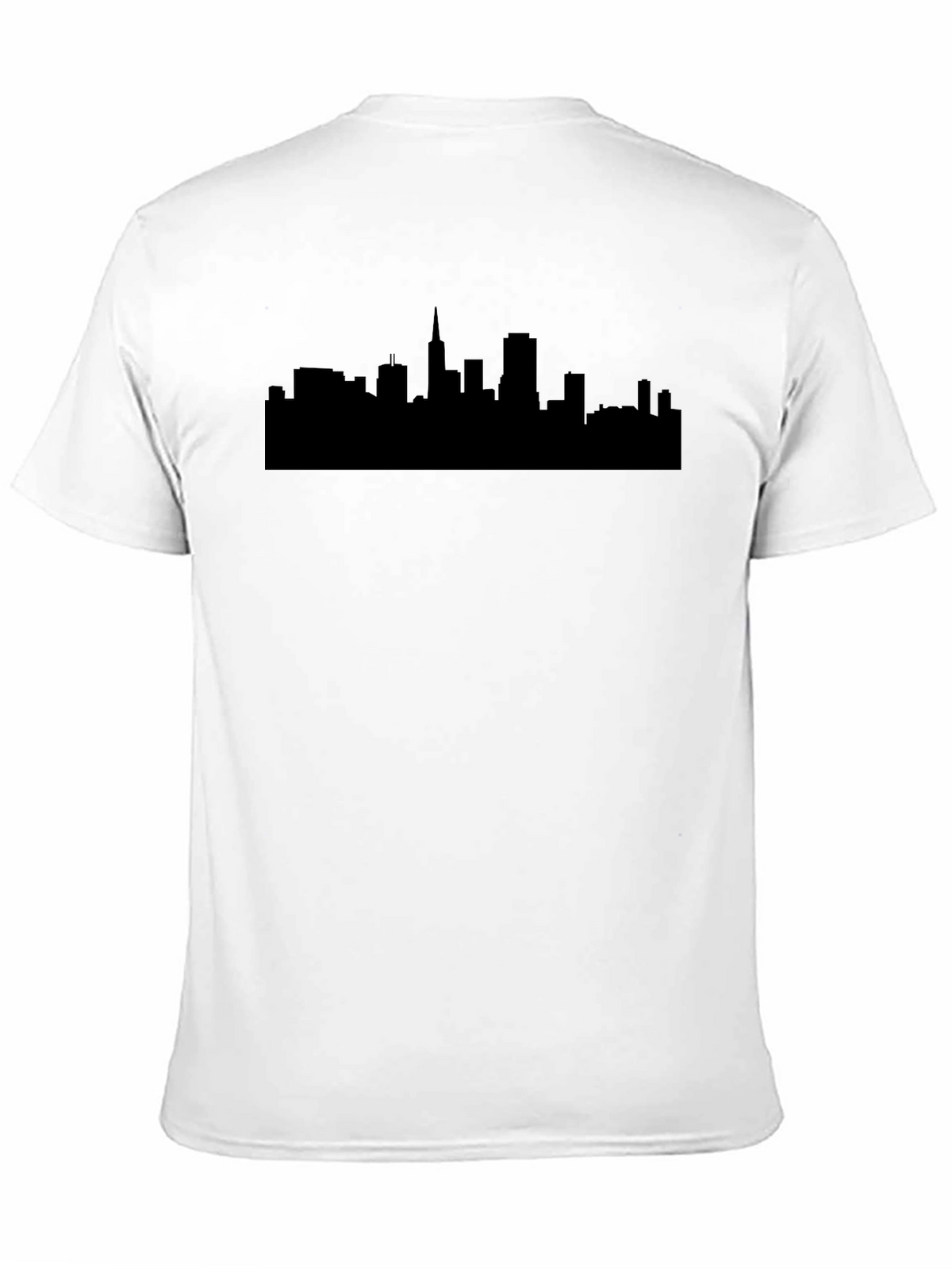 City Skyline Graphic T-Shirt - Classic Crew Neck
