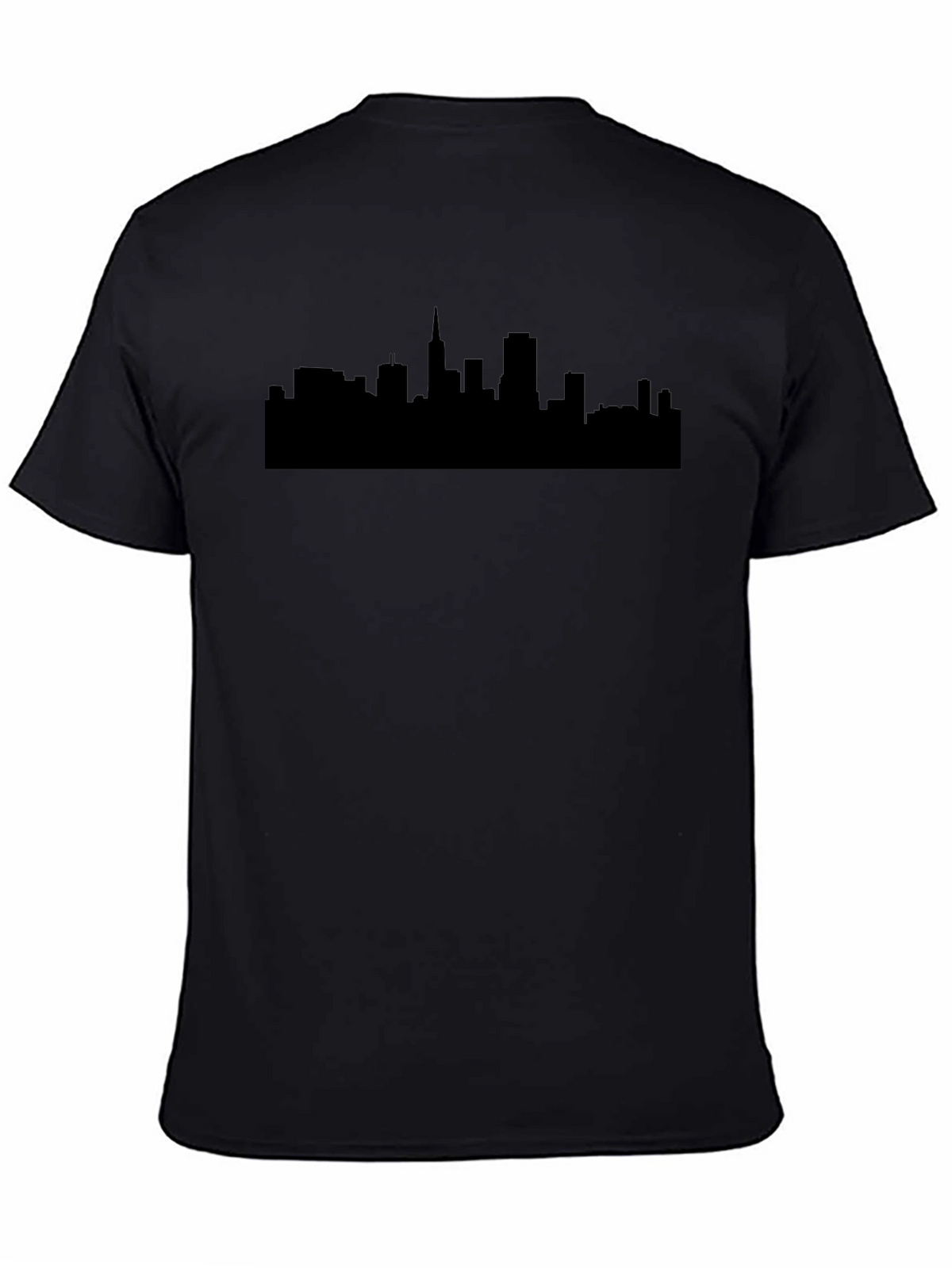 City Skyline Graphic T-Shirt - Classic Crew Neck