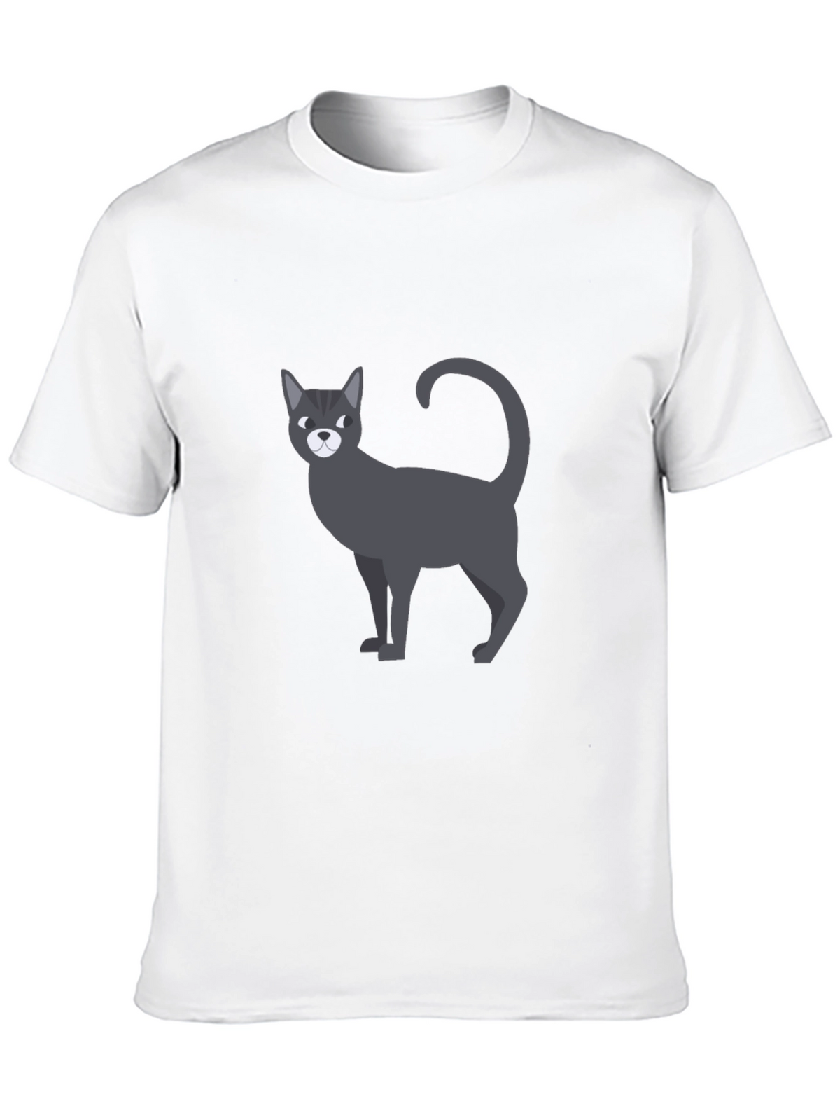 Cool Cat Graphic T-Shirt - Mens Black Tee