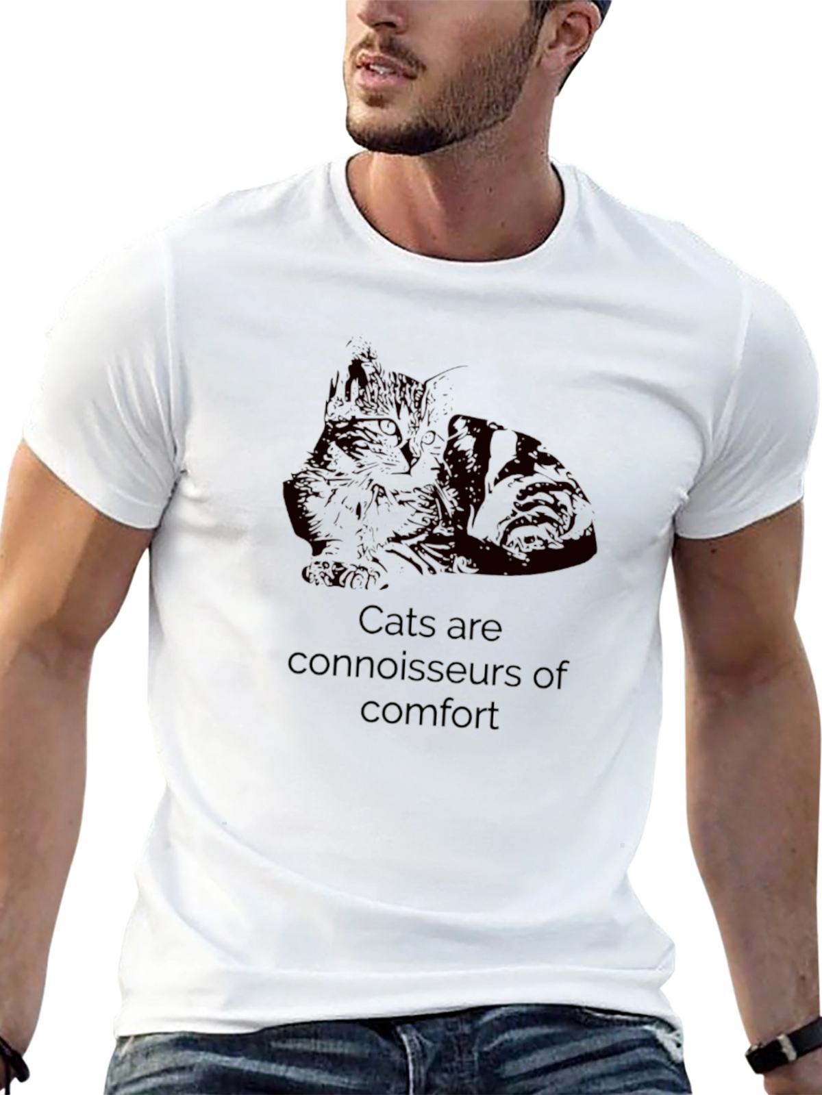 Cats are Connoisseurs of Comfort T-Shirt