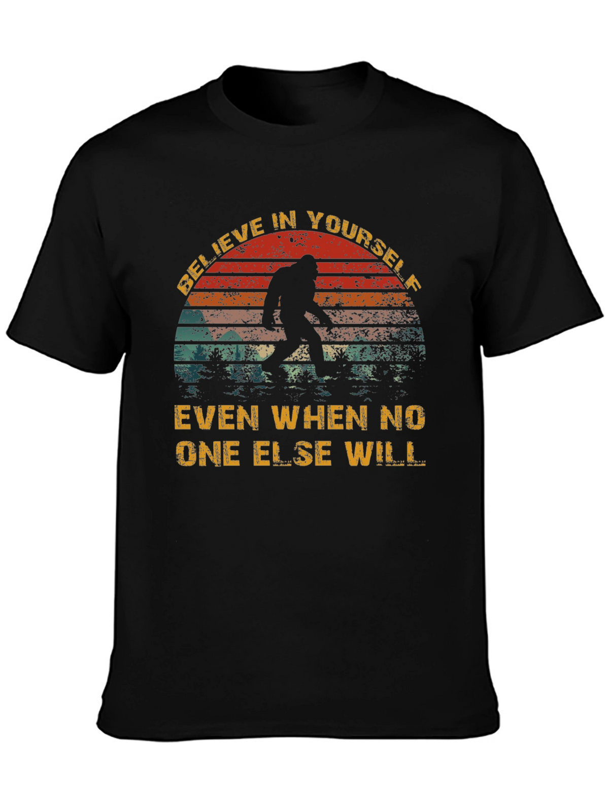 Believe Bigfoot T-Shirt - Funny Cryptozoology Tee