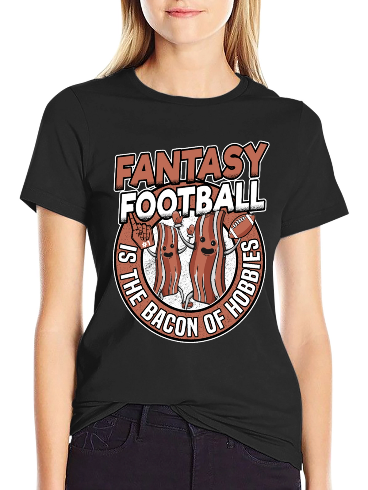 Fantasy Football Bacon T-Shirt