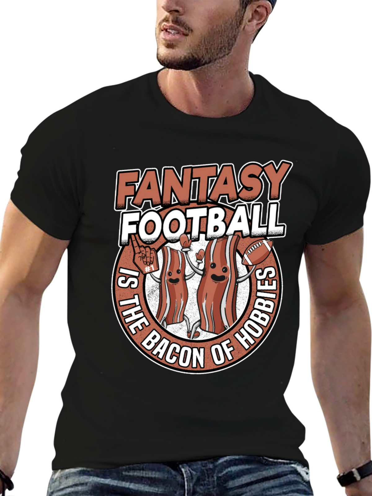 Fantasy Football Bacon T-Shirt