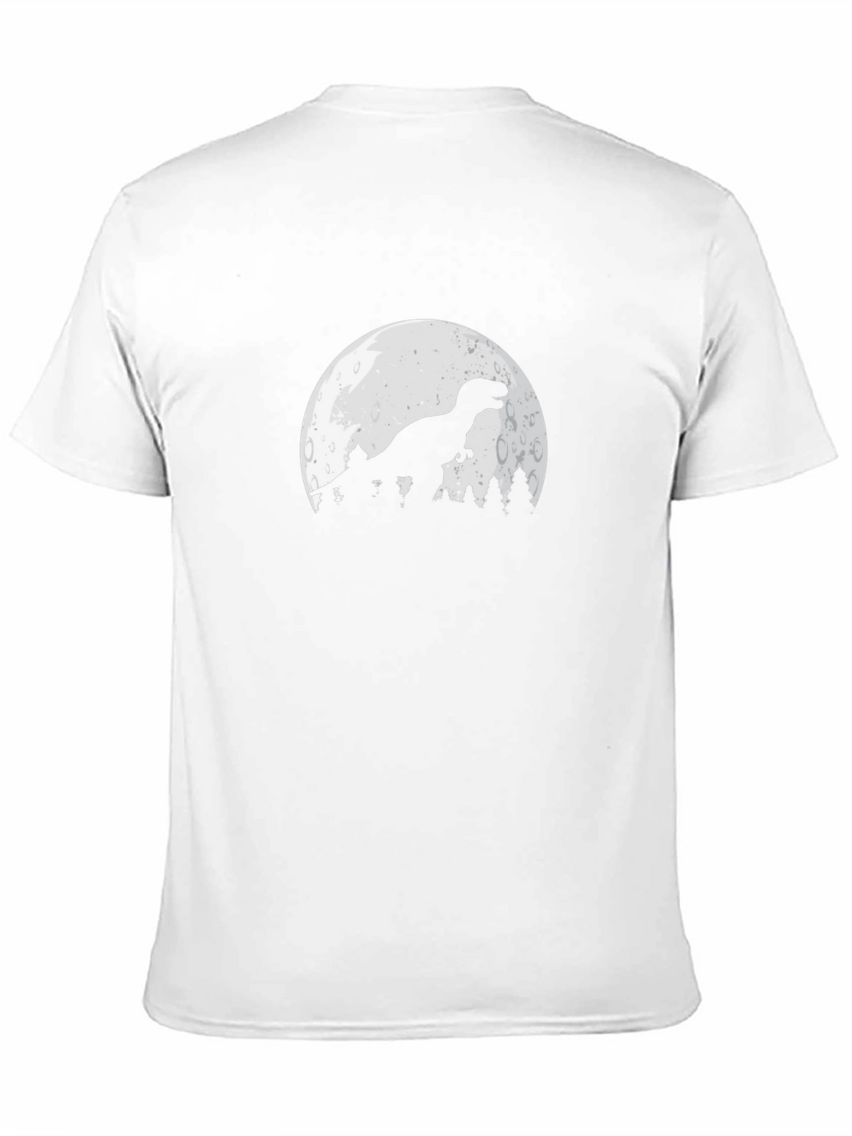 Dino Moon Graphic Tee - Stylish Black T-Shirt