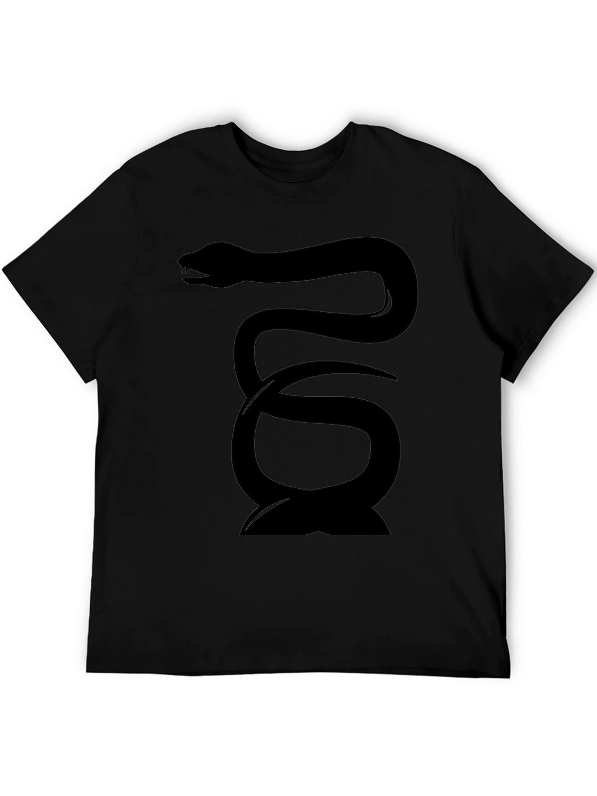 Black Snake Graphic Tee - Mens Fashion