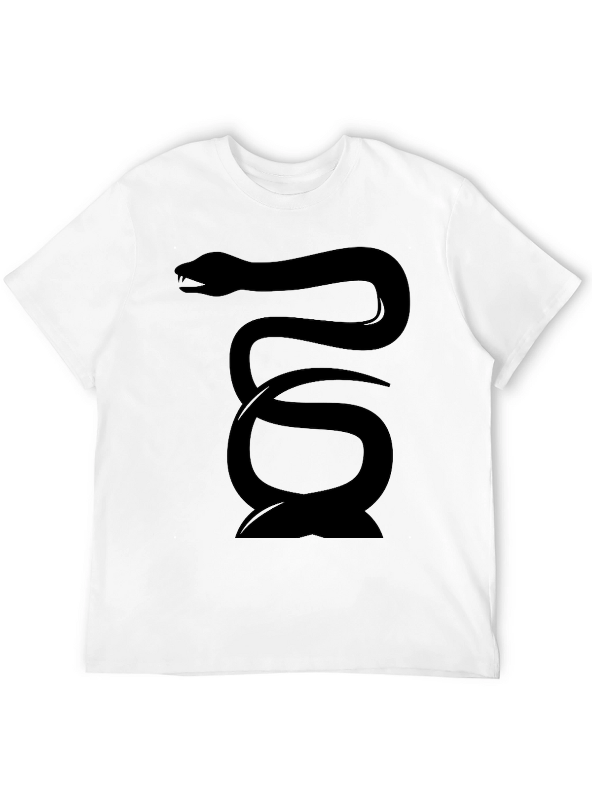 Black Snake Graphic Tee - Mens Fashion