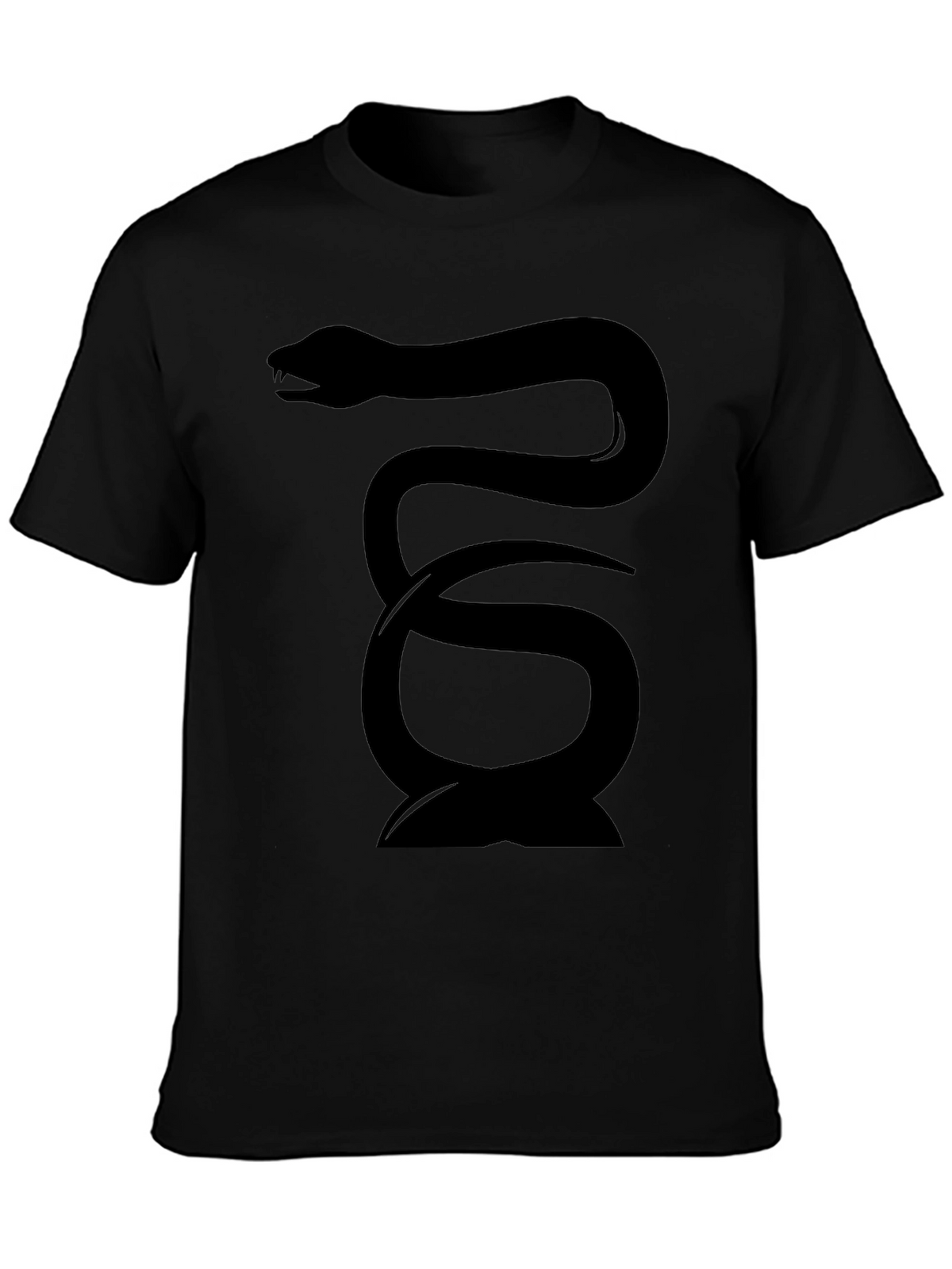 Black Snake Graphic Tee - Mens Fashion