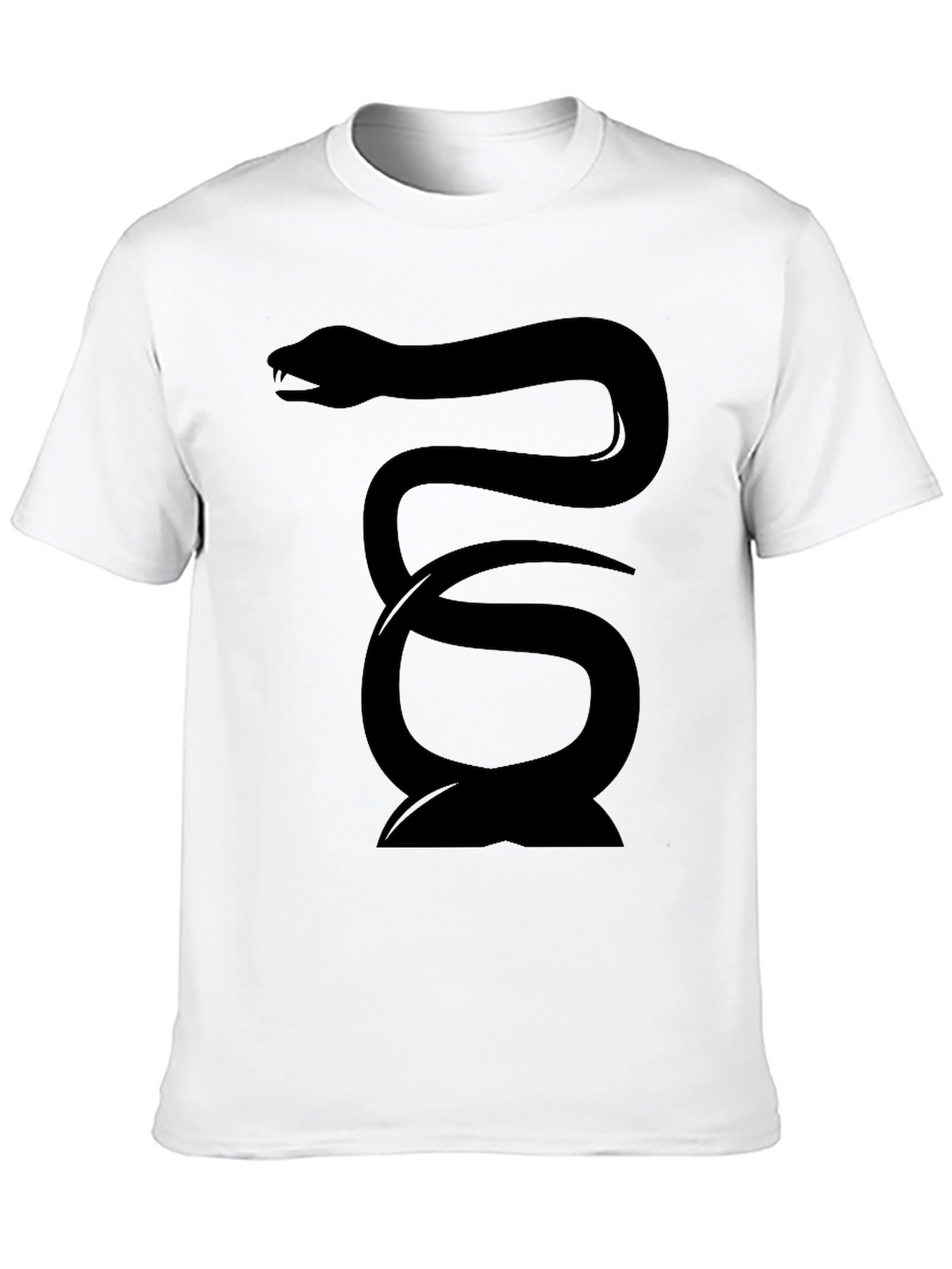 Black Snake Graphic Tee - Mens Fashion