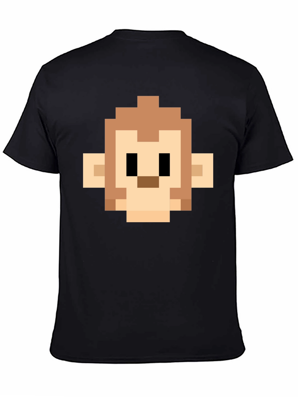 Pixel Monkey Head Graphic Tee