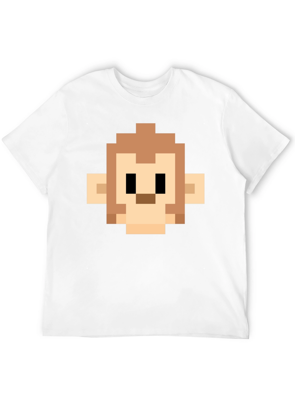 Pixel Monkey Head Graphic Tee