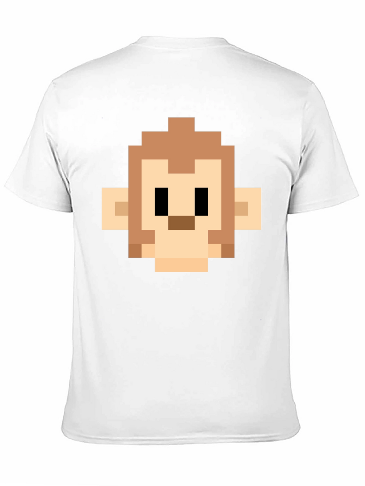 Pixel Monkey Head Graphic Tee