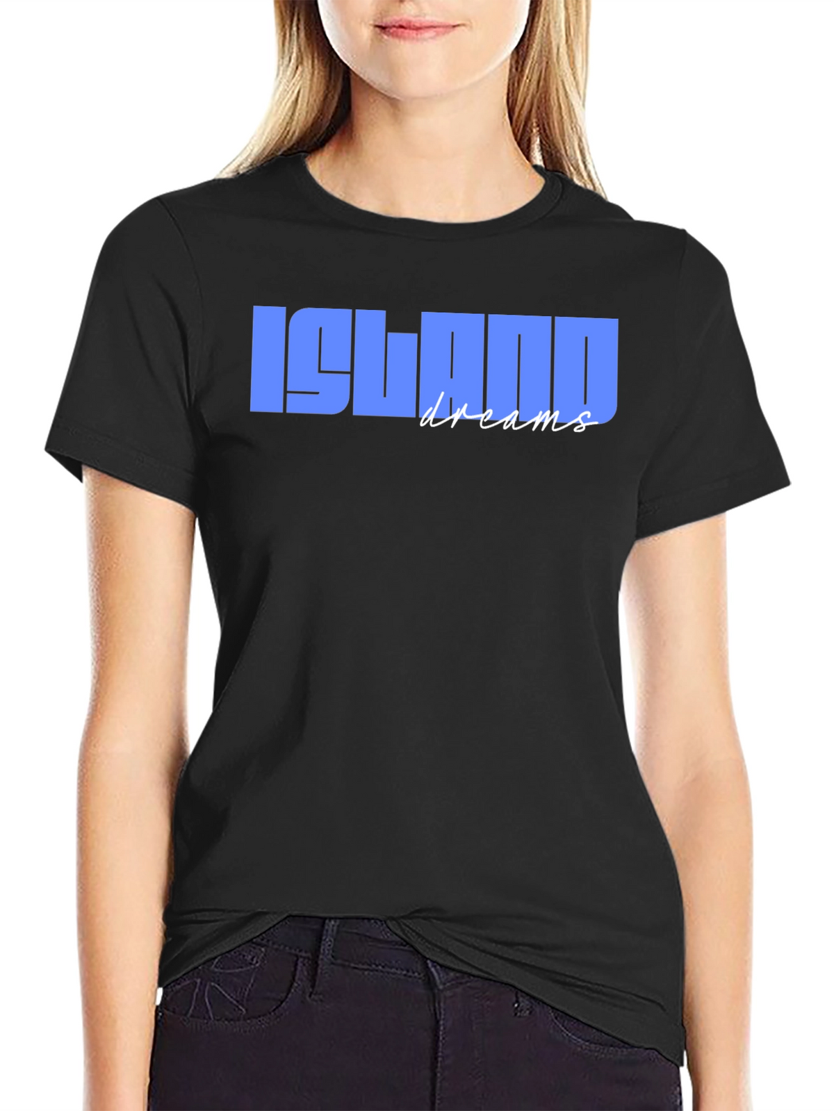 Island Dreams Graphic Print Mens T-Shirt