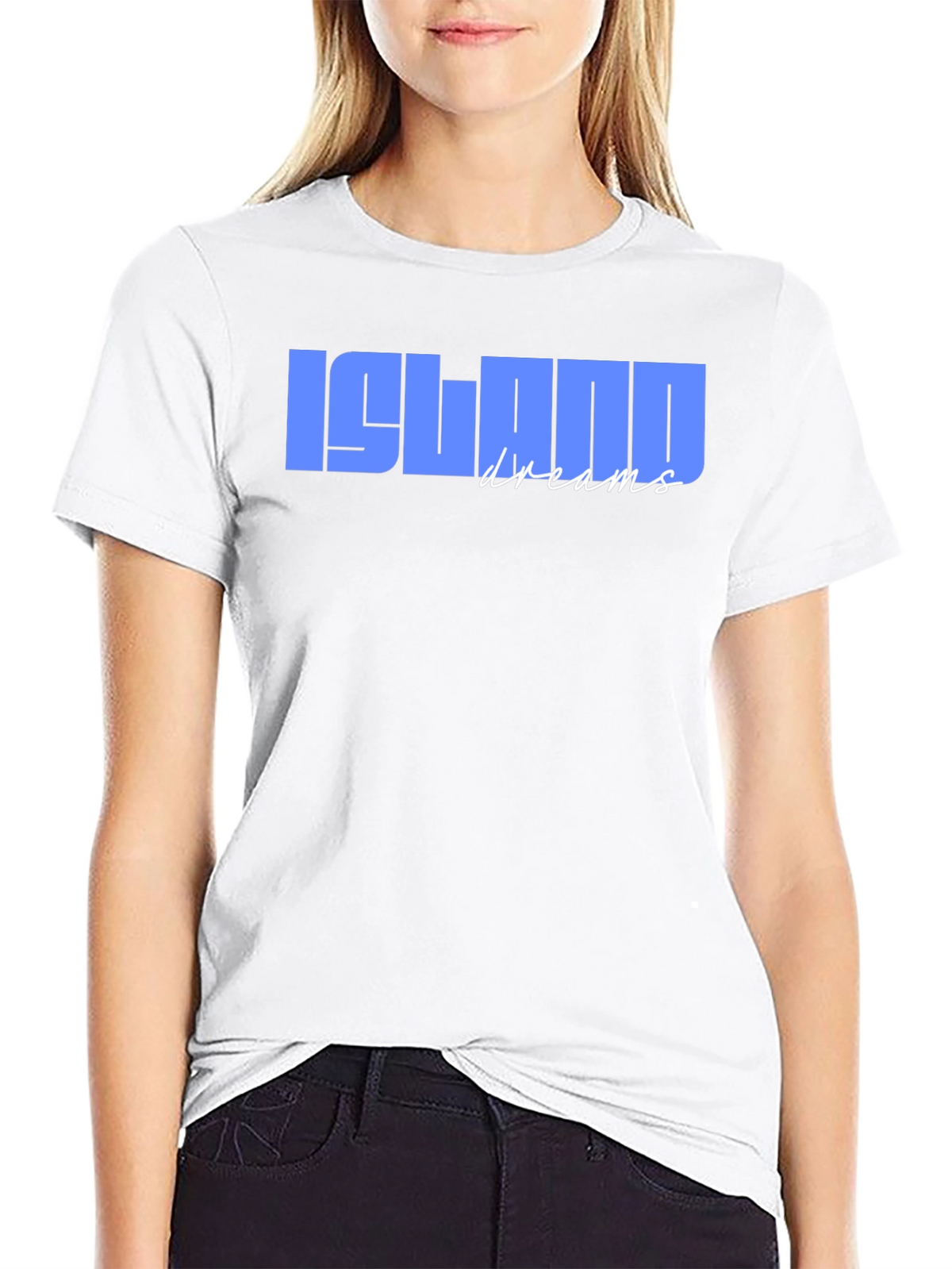 Island Dreams Graphic Print Mens T-Shirt