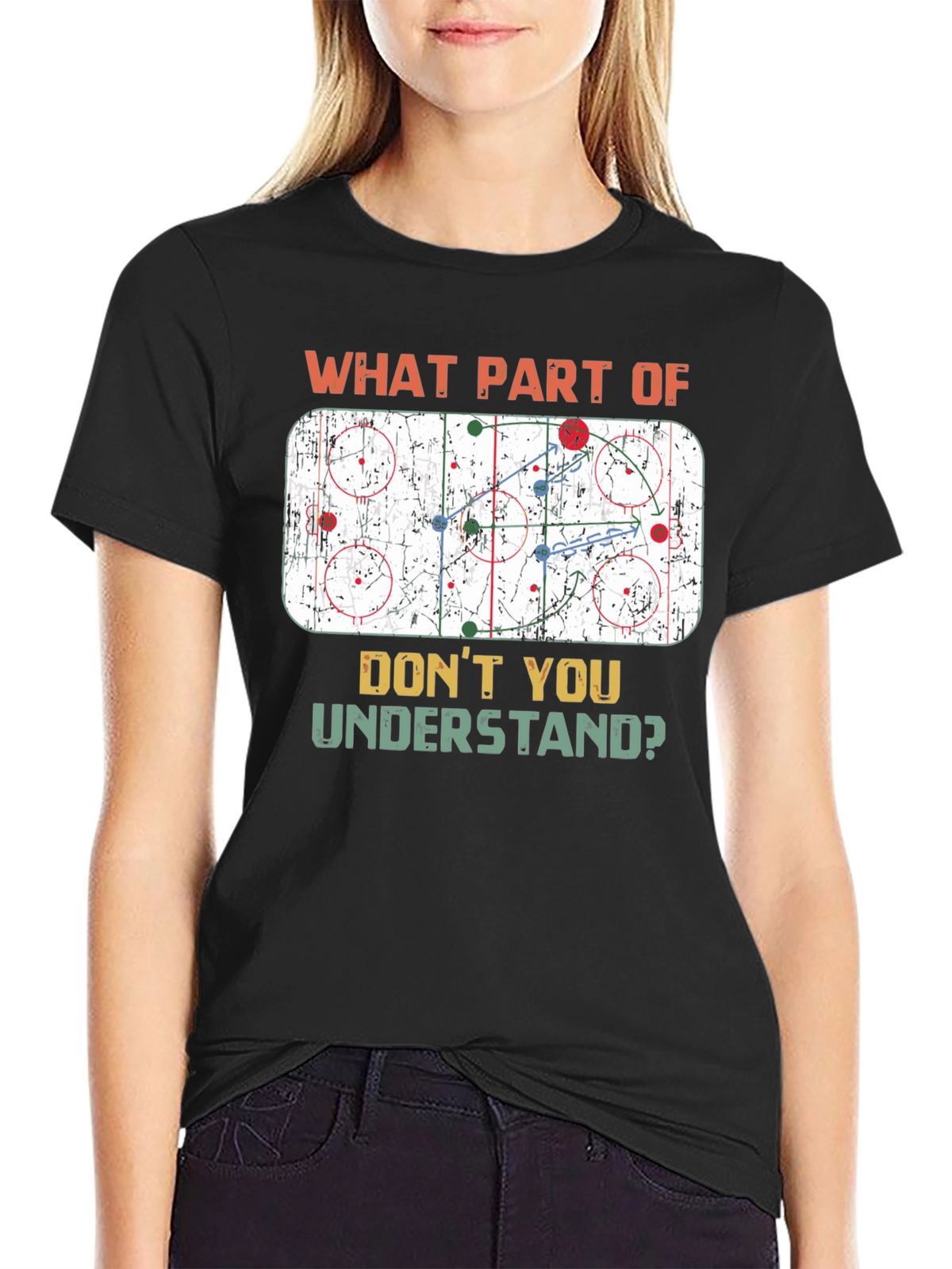 Hockey Play T-Shirt: What Part Dont You Understand?