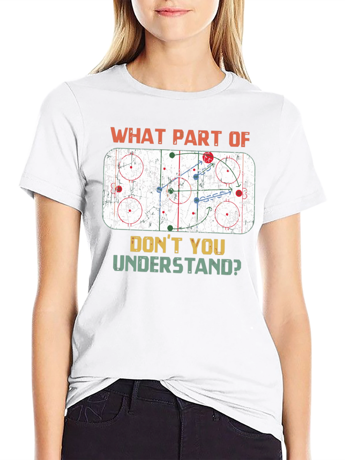 Hockey Play T-Shirt: What Part Dont You Understand?