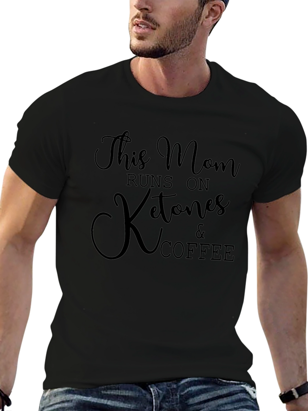 This Mom Runs on Ketones & Coffee T-Shirt