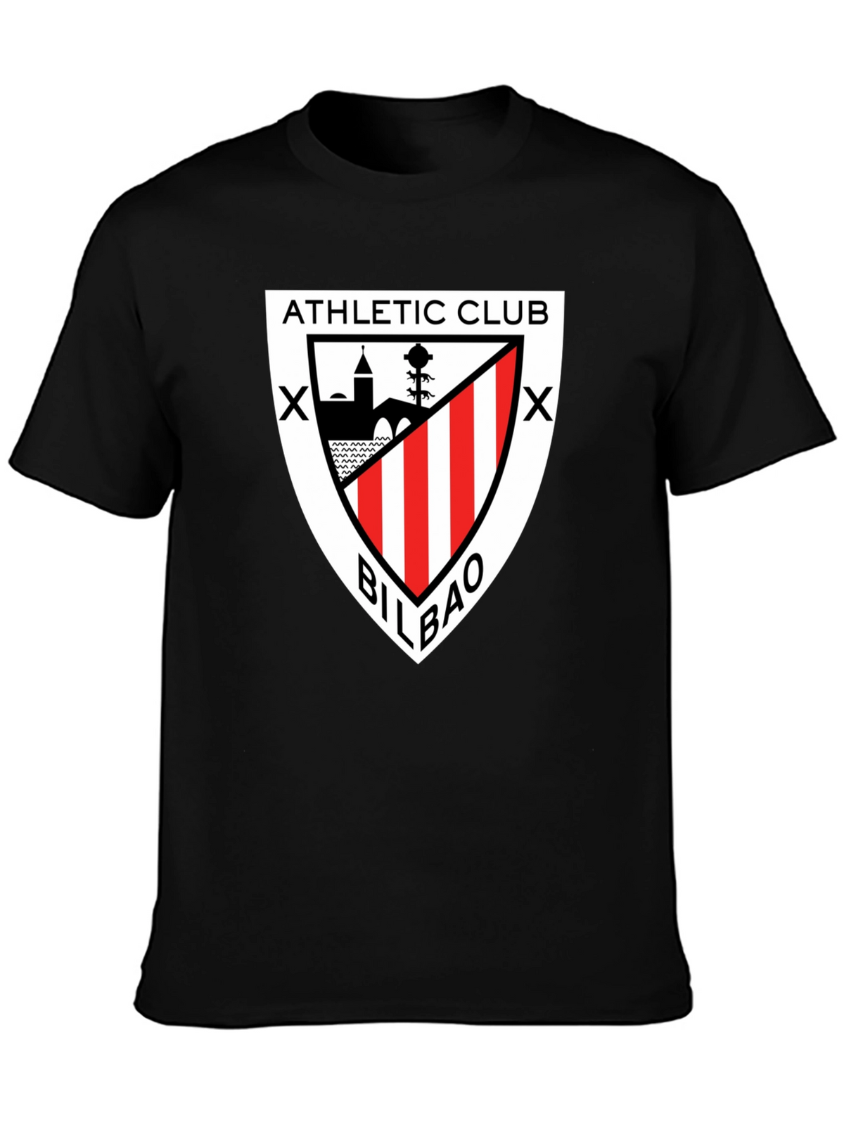 Athletic Club Bilbao Crest Black T-Shirt