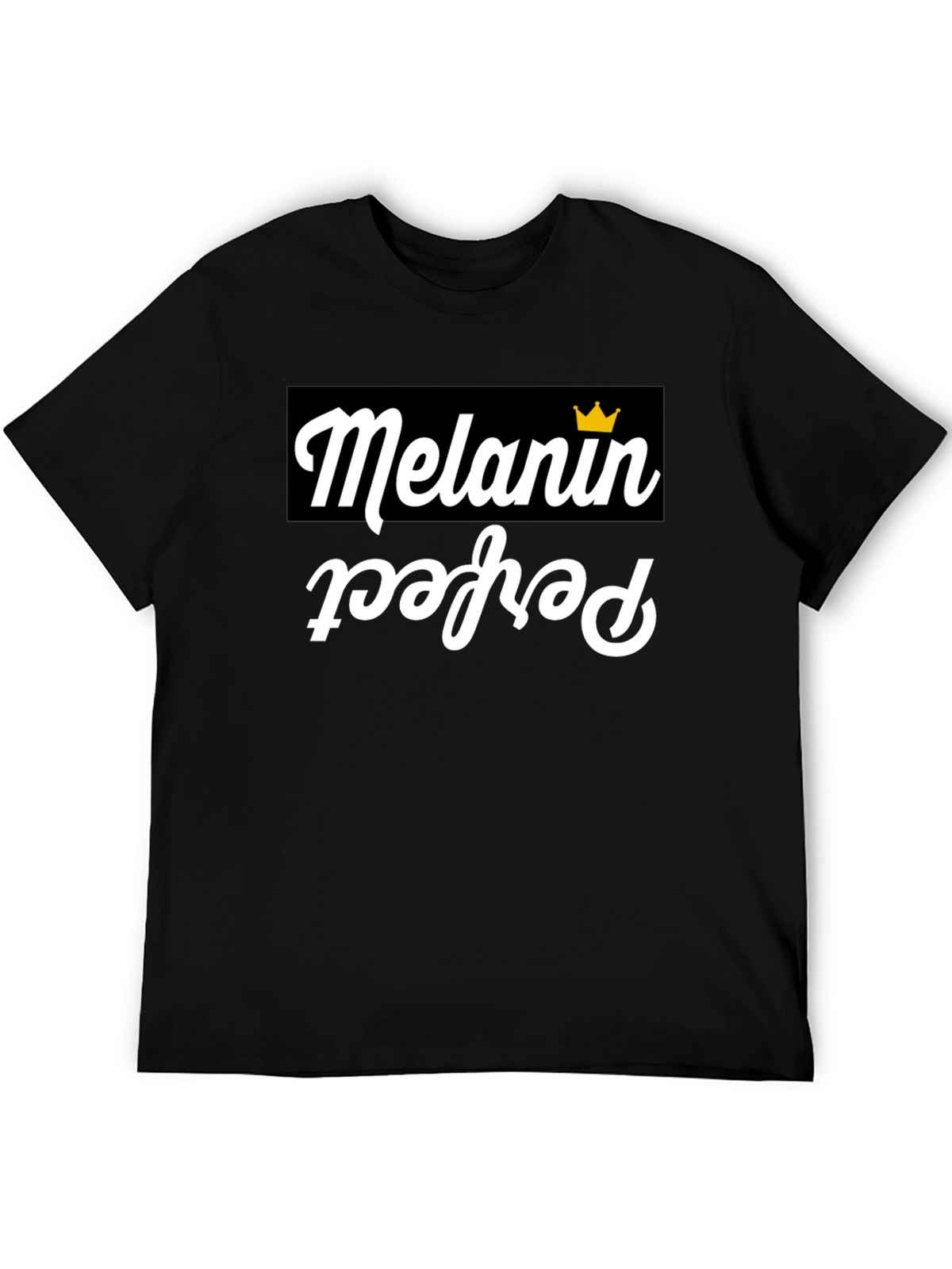 Melanin Perfect Graphic T-Shirt - Black