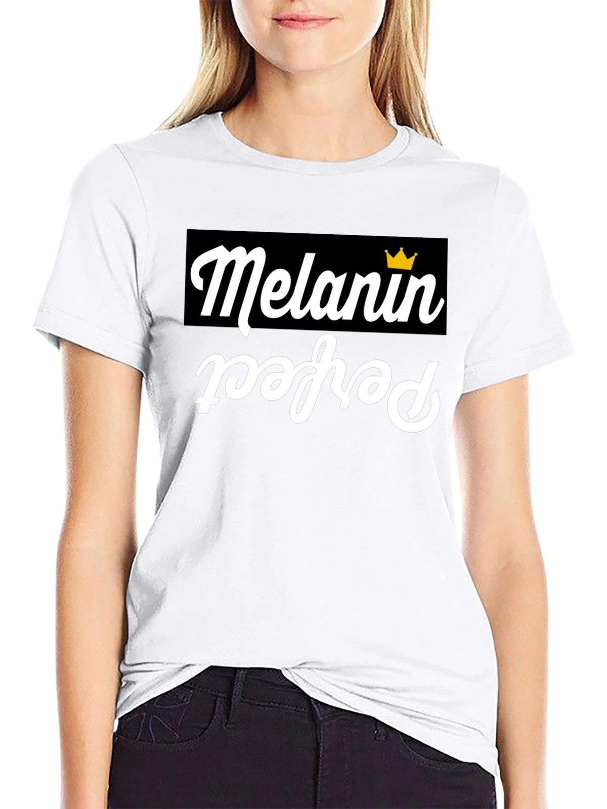 Melanin Perfect Graphic T-Shirt - Black