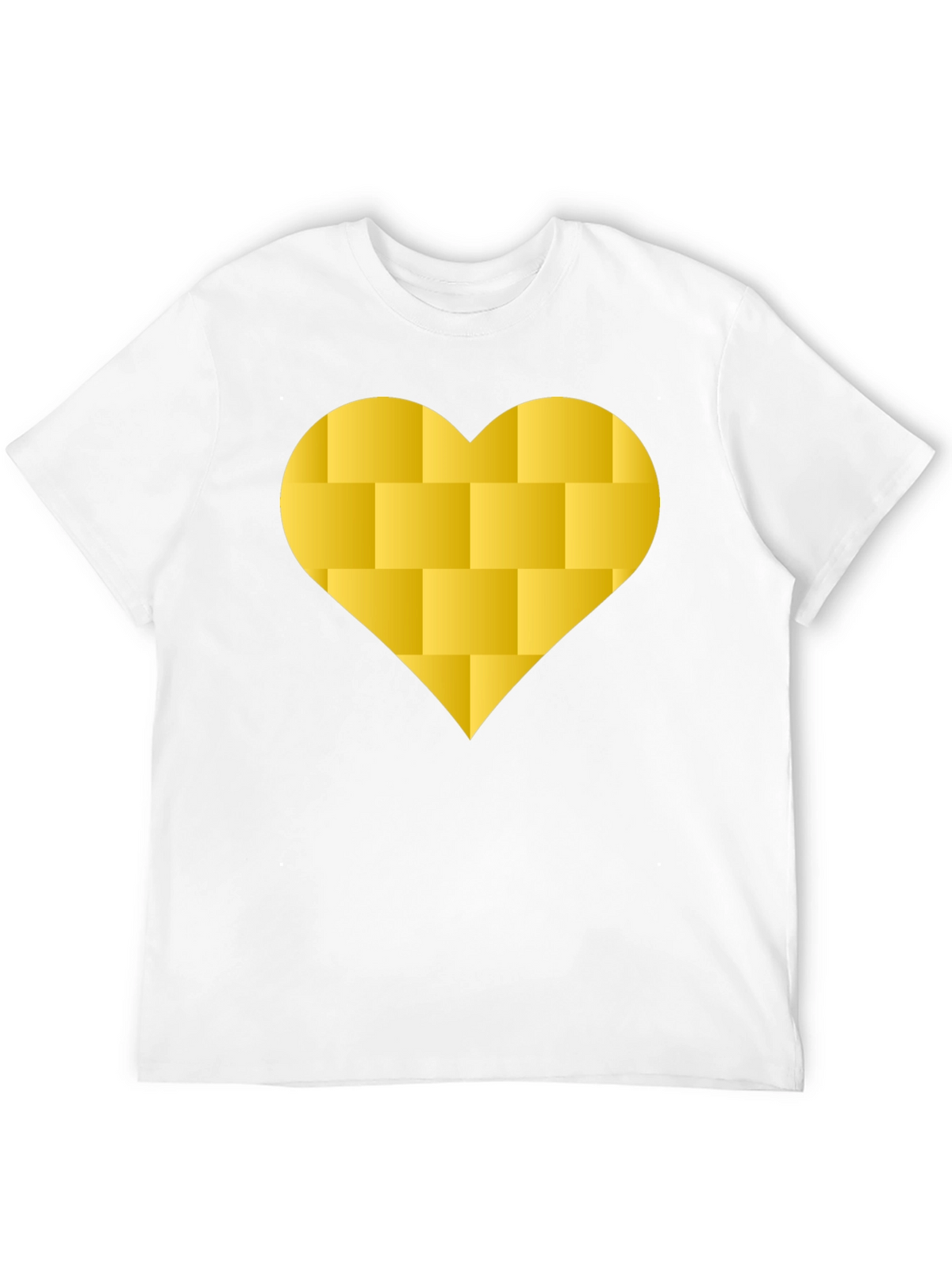 Brick Heart Graphic Tee - Modern Black T-Shirt
