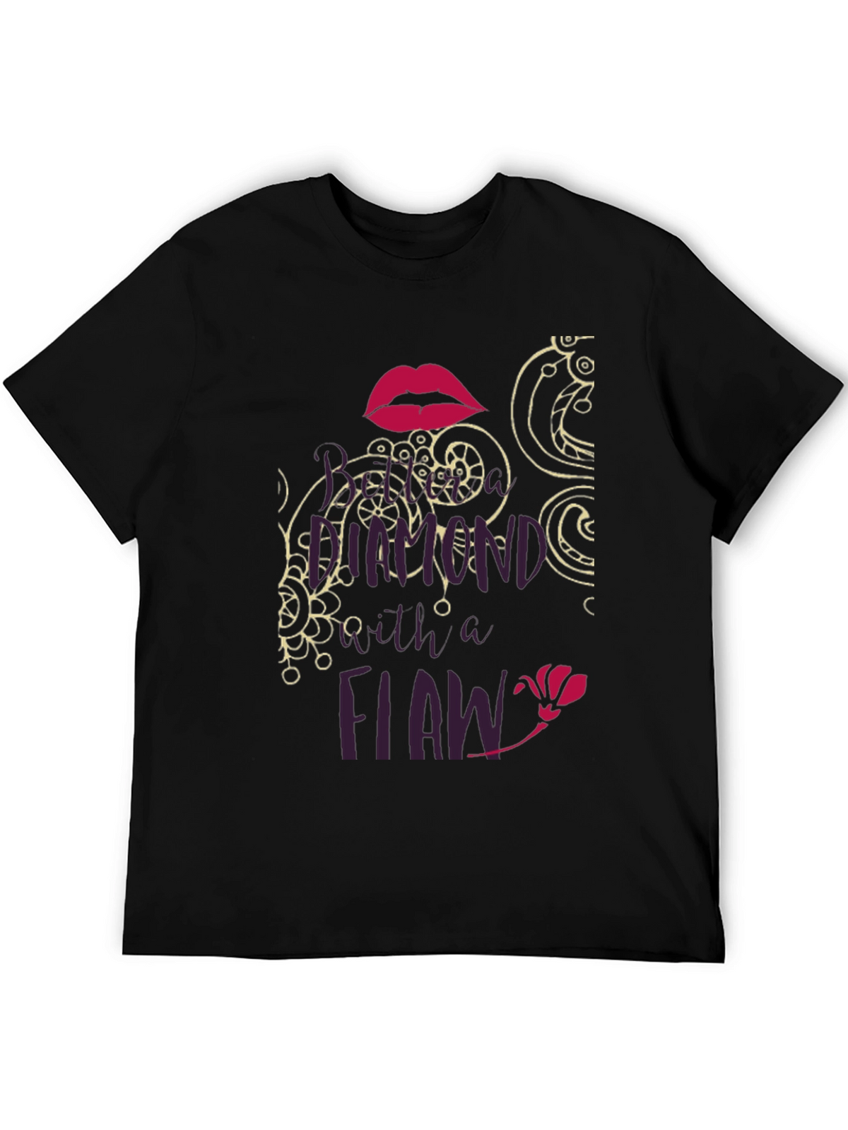 Diamond with a Flaw Graphic Tee - Black