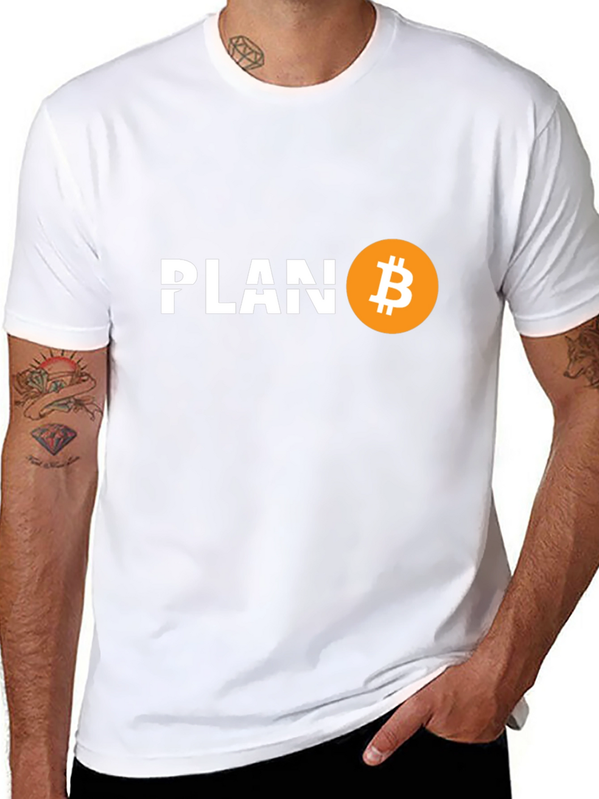 Plan B Bitcoin Crypto Tee - Black