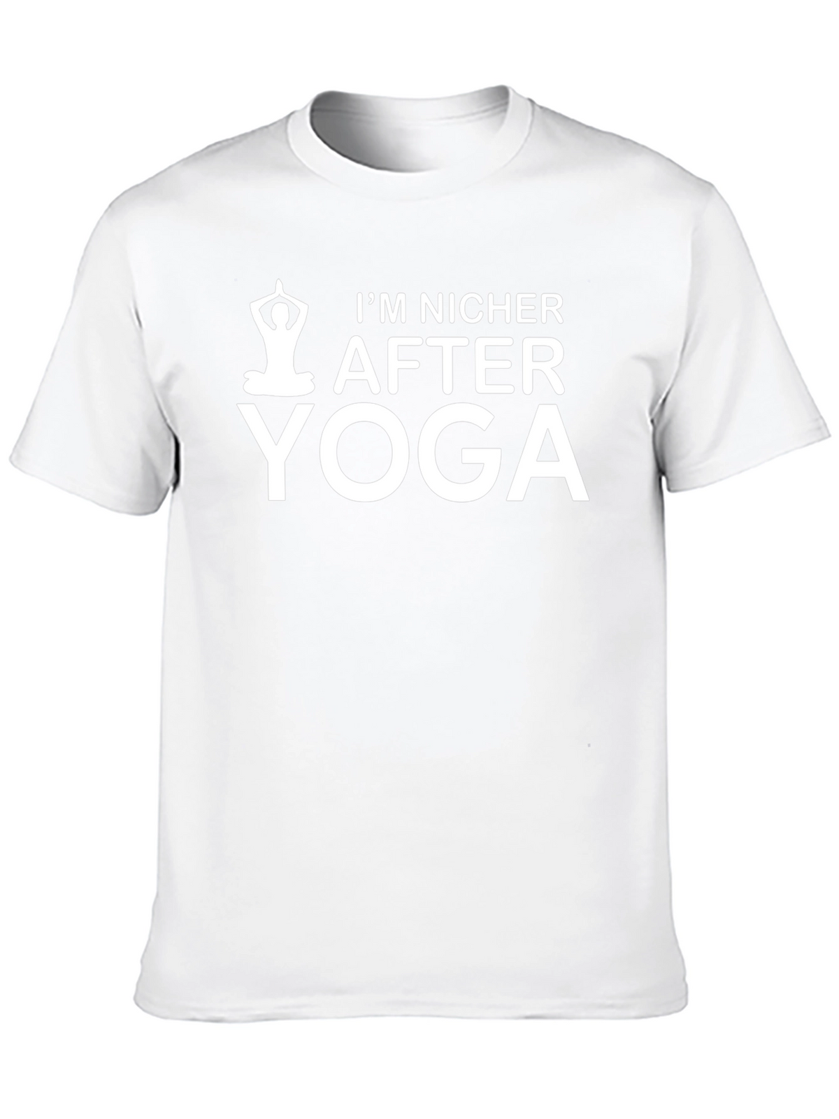 Im Nicer After Yoga Black Graphic Tee